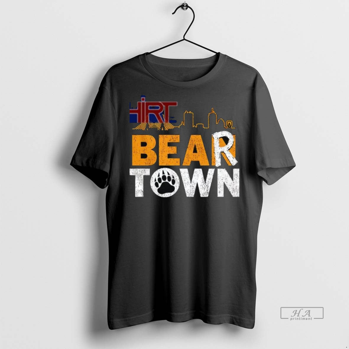 Official Boston Hockey Bear Town Shirt