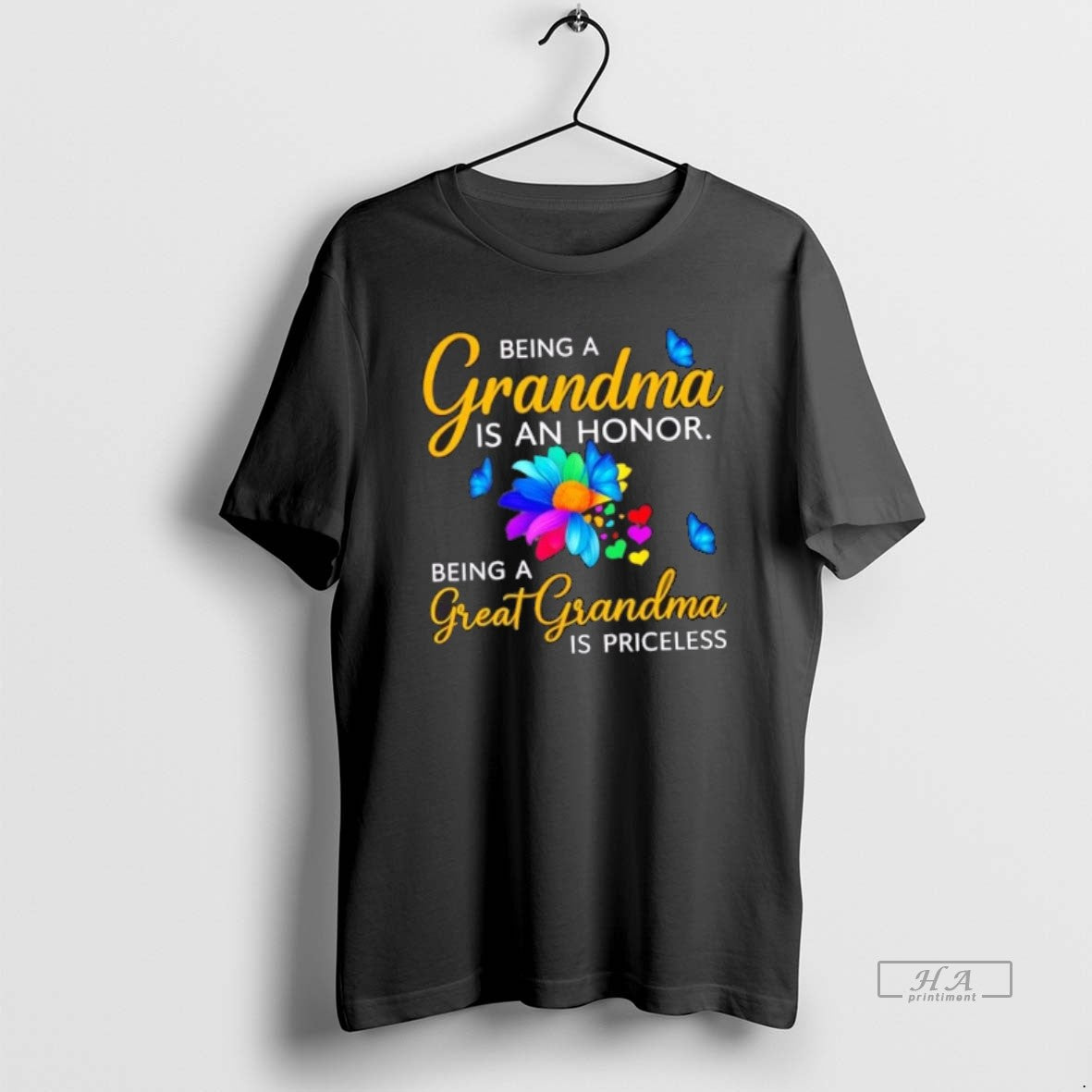 Official Butterfly Being A Grandma Is An Honor Being A Great Grandma Is Priceless