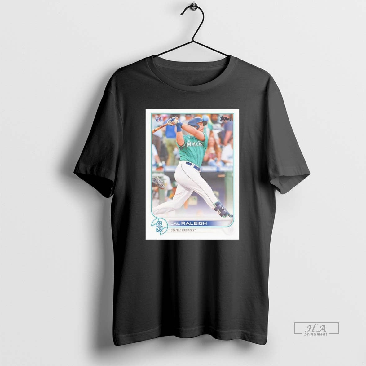 Official Cal Raleigh Trading Card Player Seattle Mariners