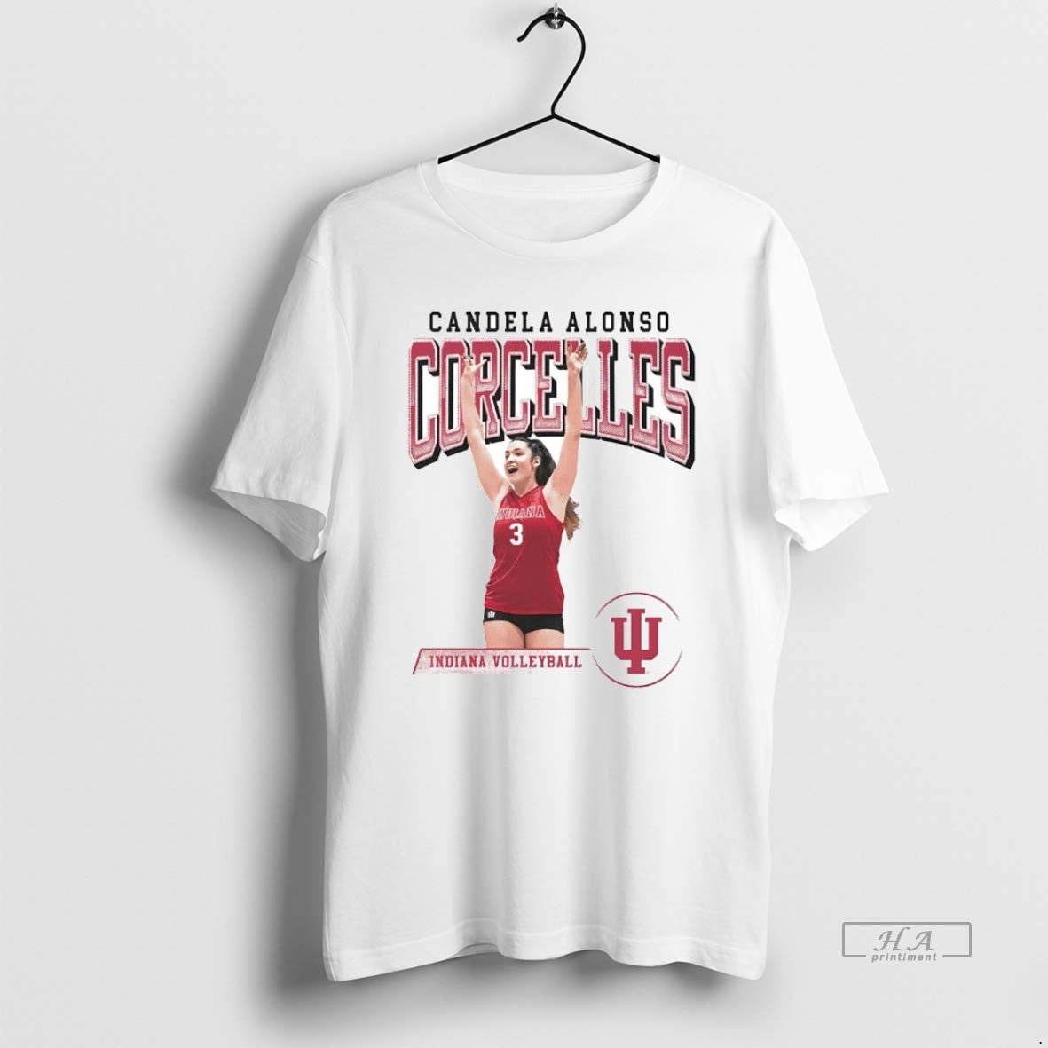 Official Candela Alonso Corcelles Graphic Celebration Indiana Volleyball
