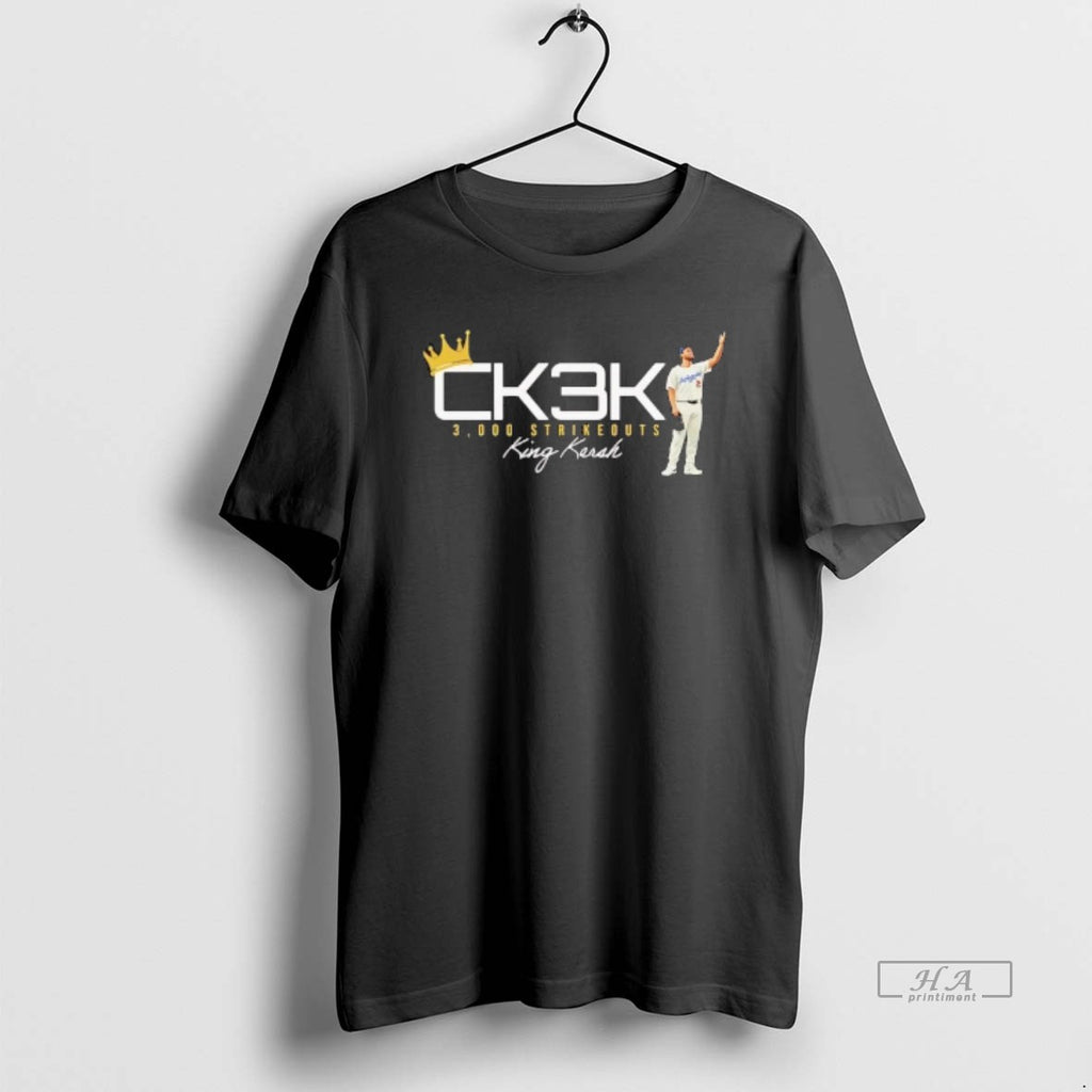 Official Clayton Kershaw King Kersh 3000 Strikeouts