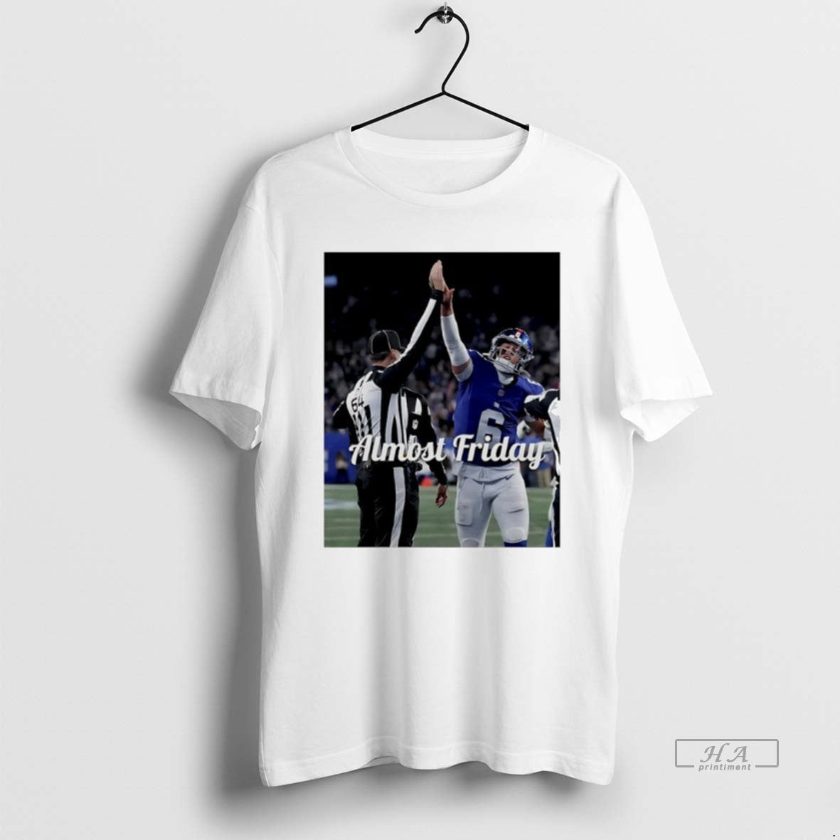 Official Dart High Five Jaxson Dart New York Giants Almost Friday