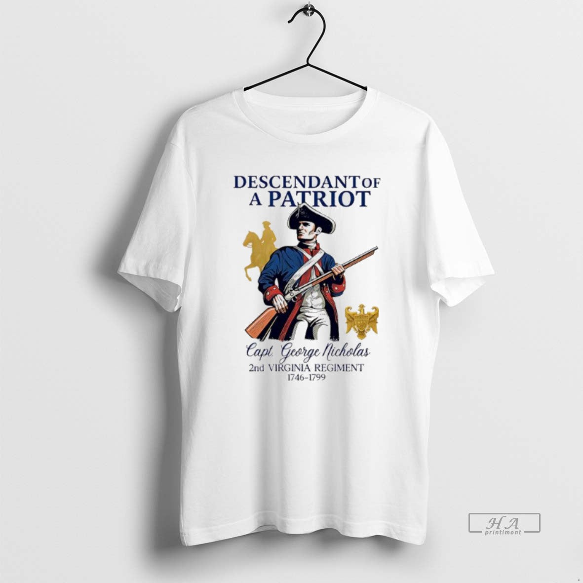 Official Descendant Of A Patriot Capt George Nicholas 2nd Virginia Regiment