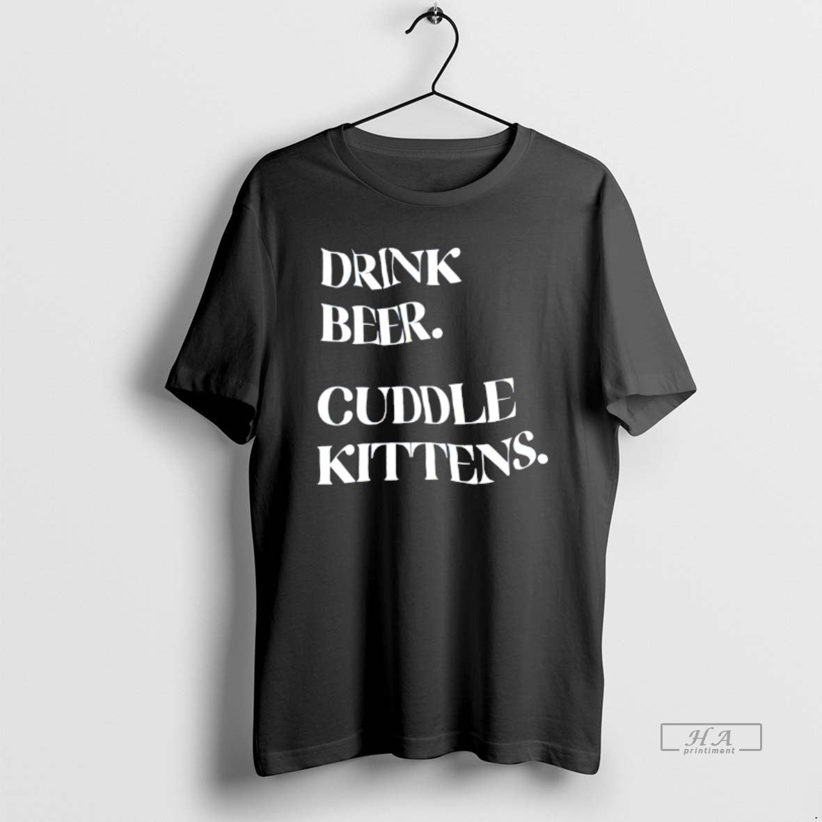 Official Drink Beer Cuddle Kittens
