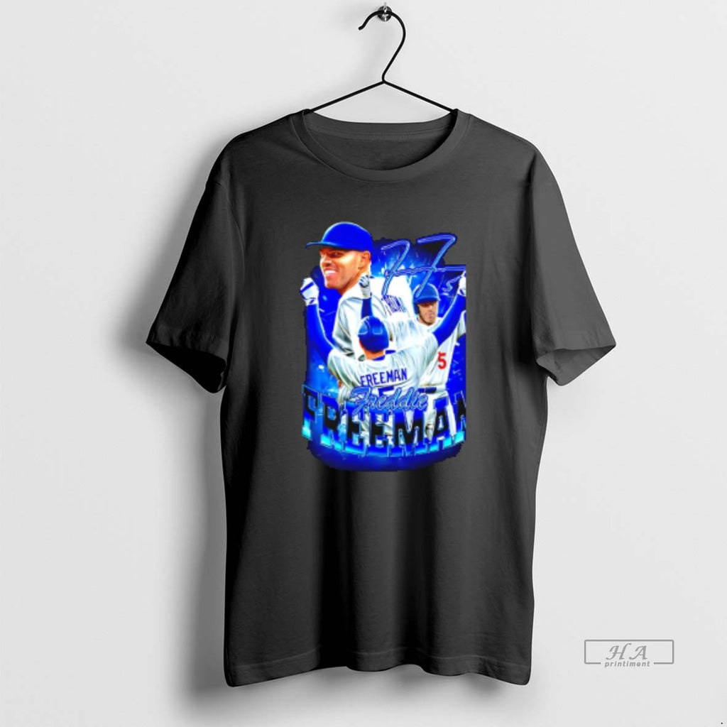 Official Freddie Freeman Los Angeles Dodgers Signature Player Collage