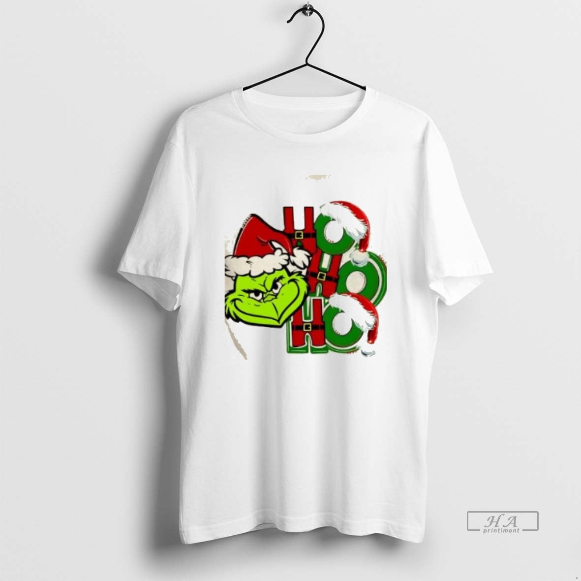 Official Grinch Ho Ho Ho Santa Hat Merry Christmas