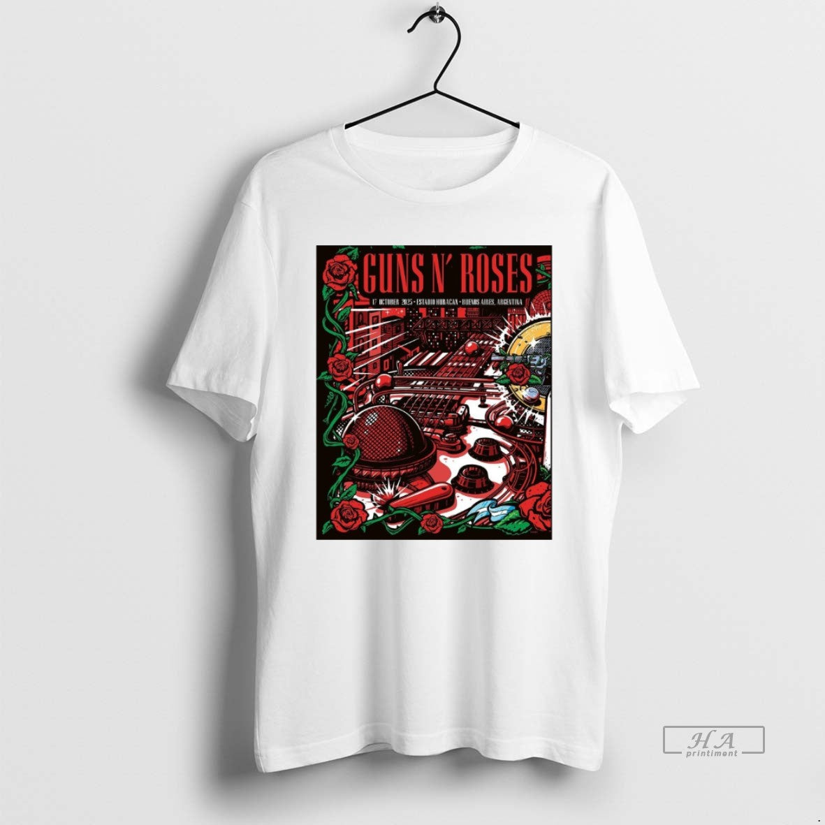 Official Guns N Roses Estadio Huracan On October 17 2025 In Buenos Aires Argentina