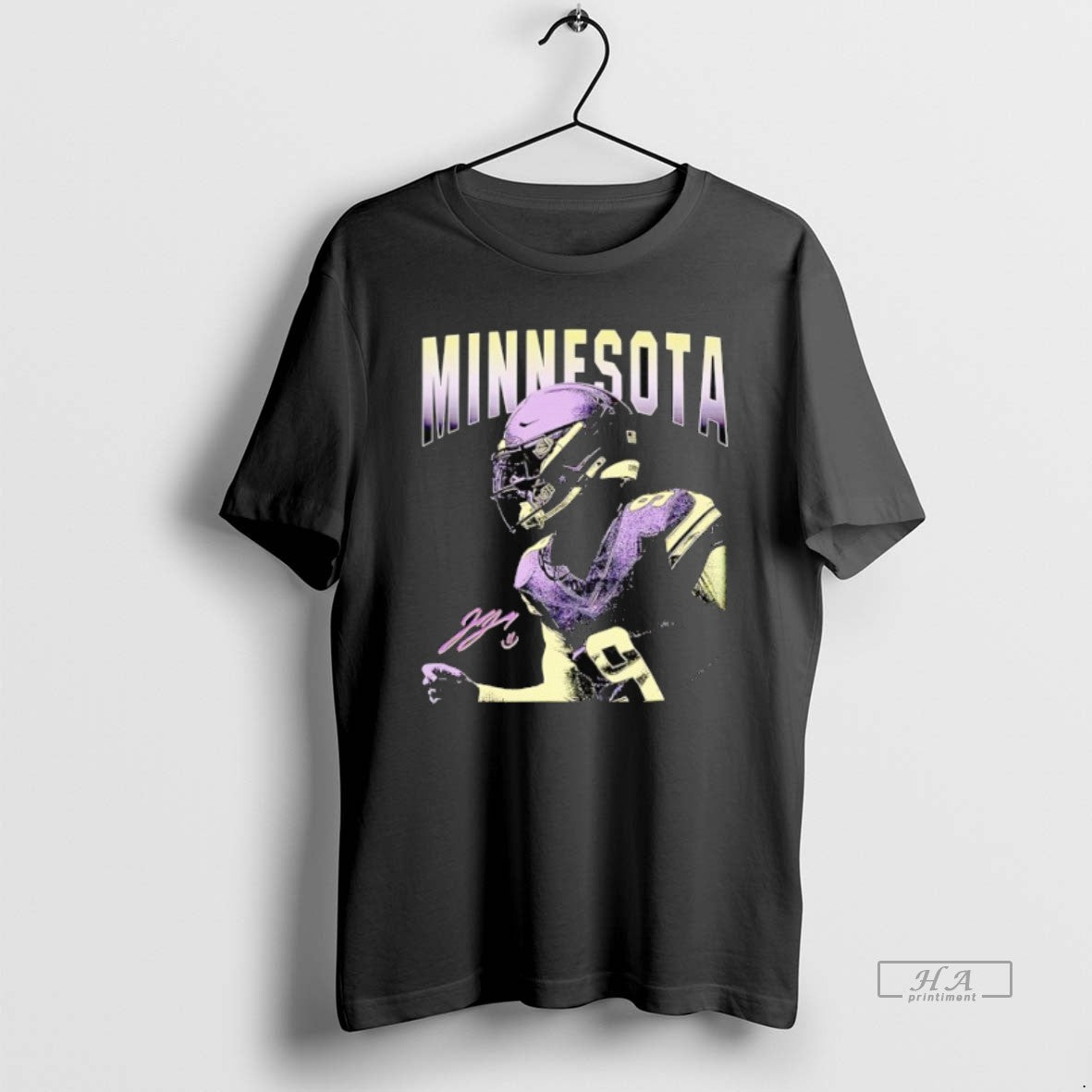 Official Jj Mccarthy Minnesota Vikings Football Signature Graphic