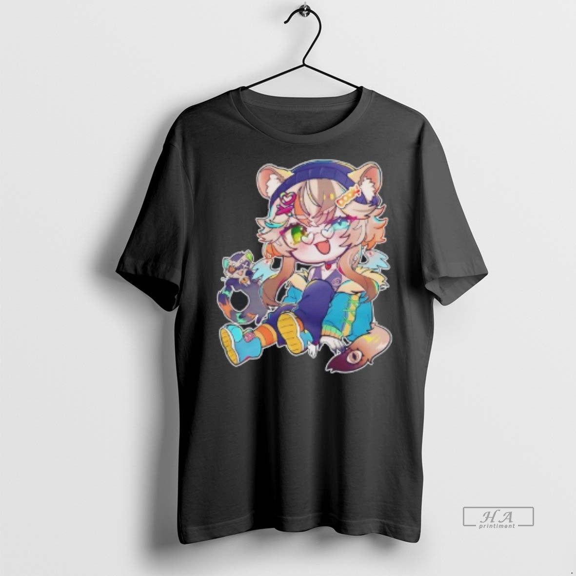 Official Kawaii Cat Girl Character Anime Shirt