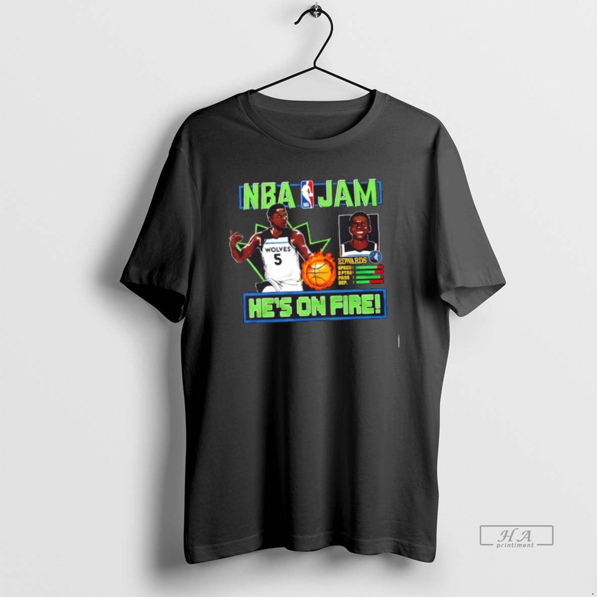 Official Nba Jam Minnesota Timberwolves Anthony Edwards Hes On Fire