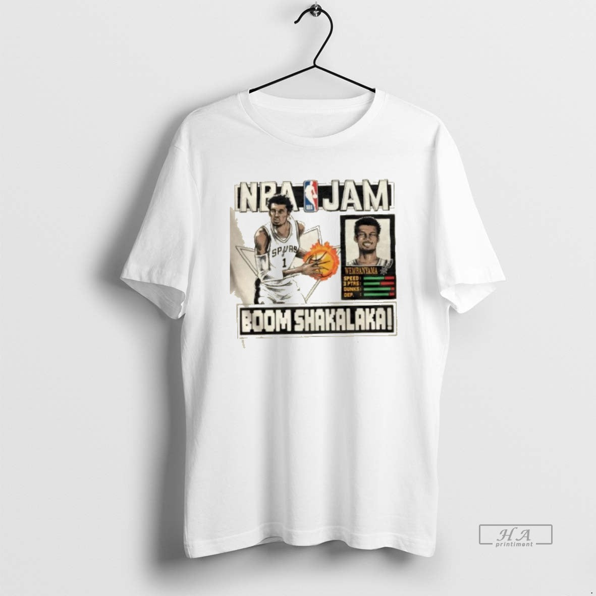 Official Nba Jam San Antonio Spurs Victor Wembanyama Boom Shakalaka
