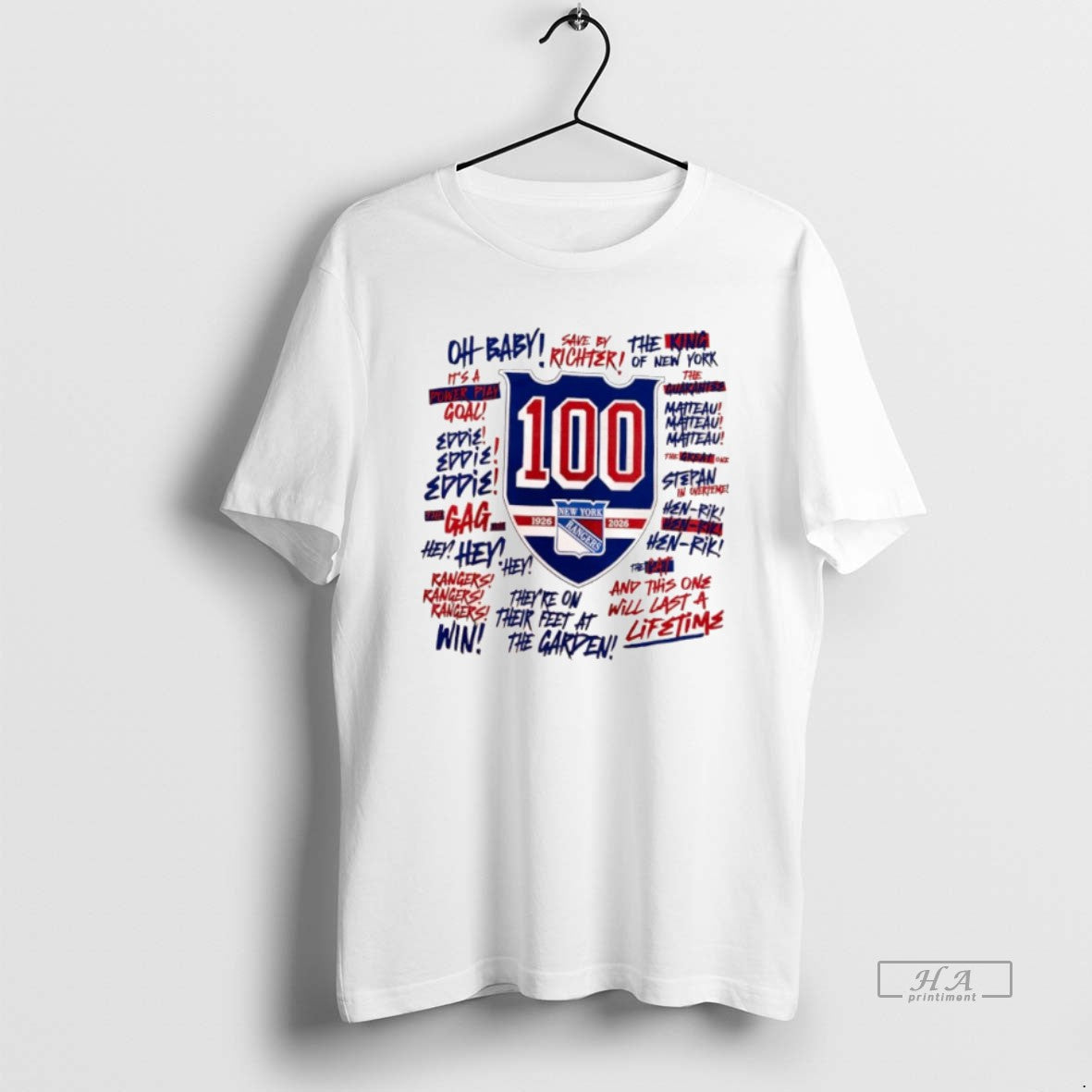 Official New York Rangers Goal Horn And Song Logo
