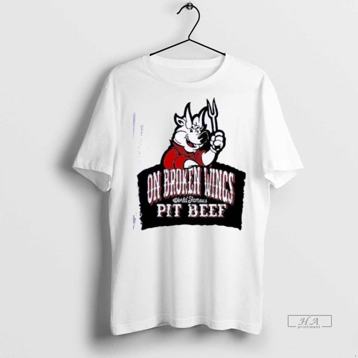 Official On Broken Wings World Famous Pit Beef Shirts Shirt