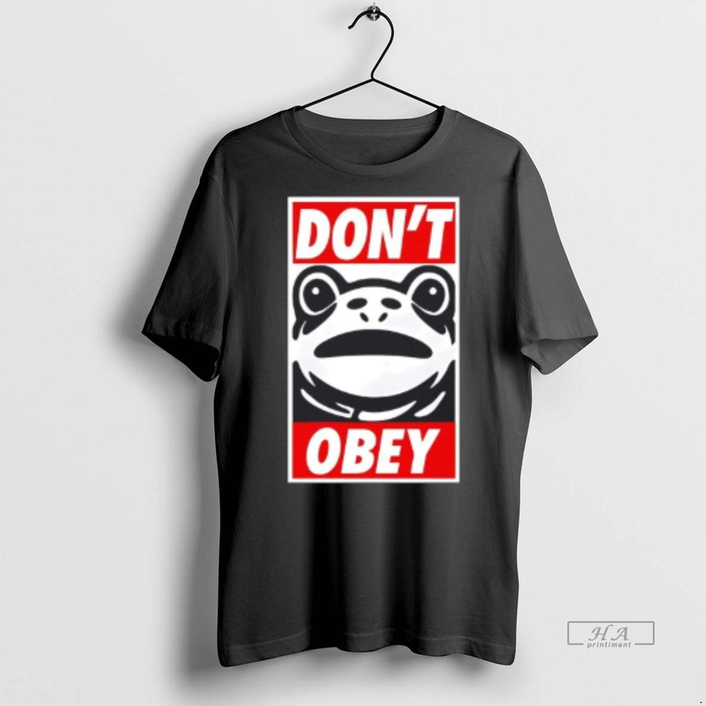 Official Portland Frog Dont Obey Shirt