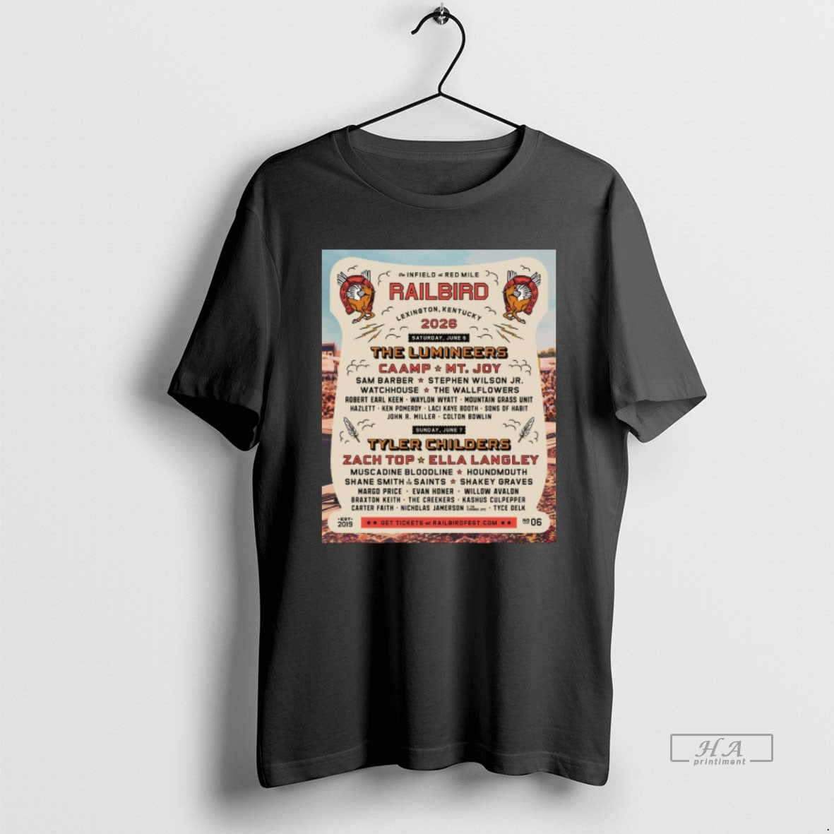 Official Railbird Lexington Kentucky June 6 2026 The Lumineers June 7 Tyler Childers