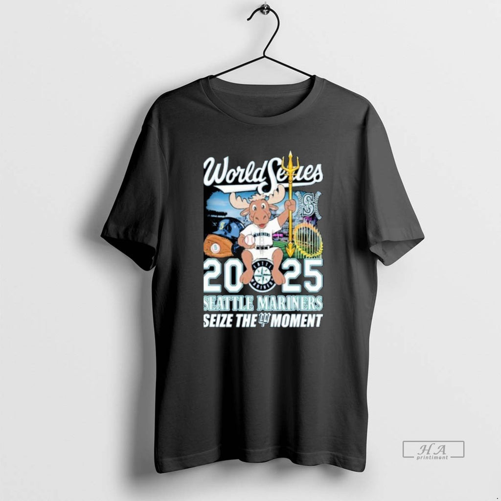 Official Seattle Mariners World Series 2025 Seize The Moment Mascot