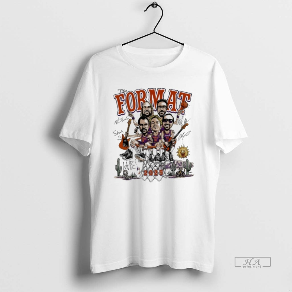Official The Format Phoenix 2025 Tour Signatures Caricature