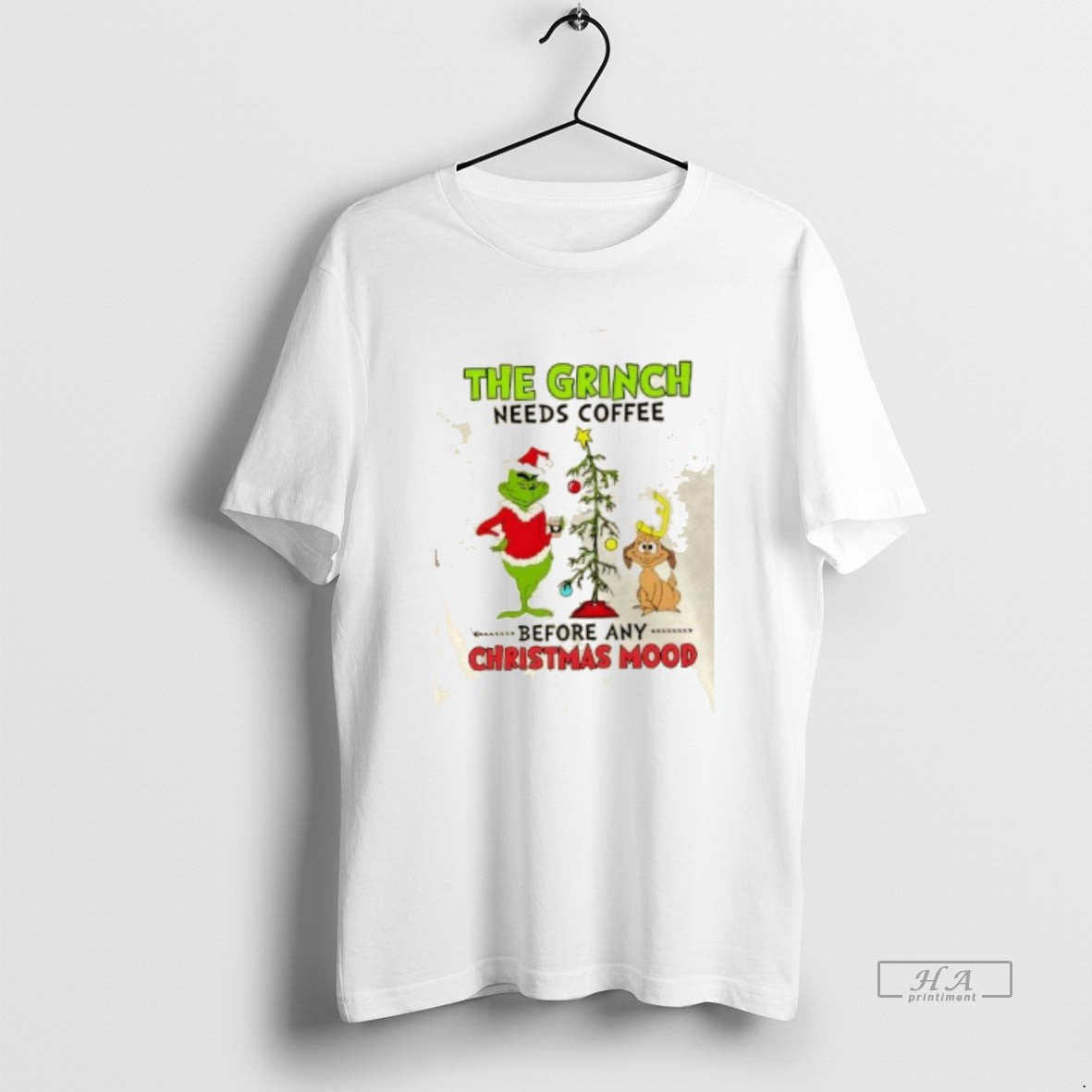 Official The Grinch Needs Coffee Before Any Christmas Mood