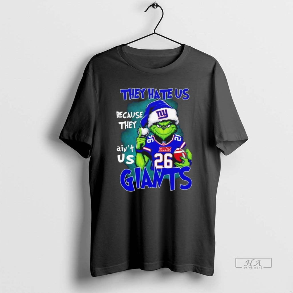 Official The Grinch They Hate Us Because They Aint Us New York Giants
