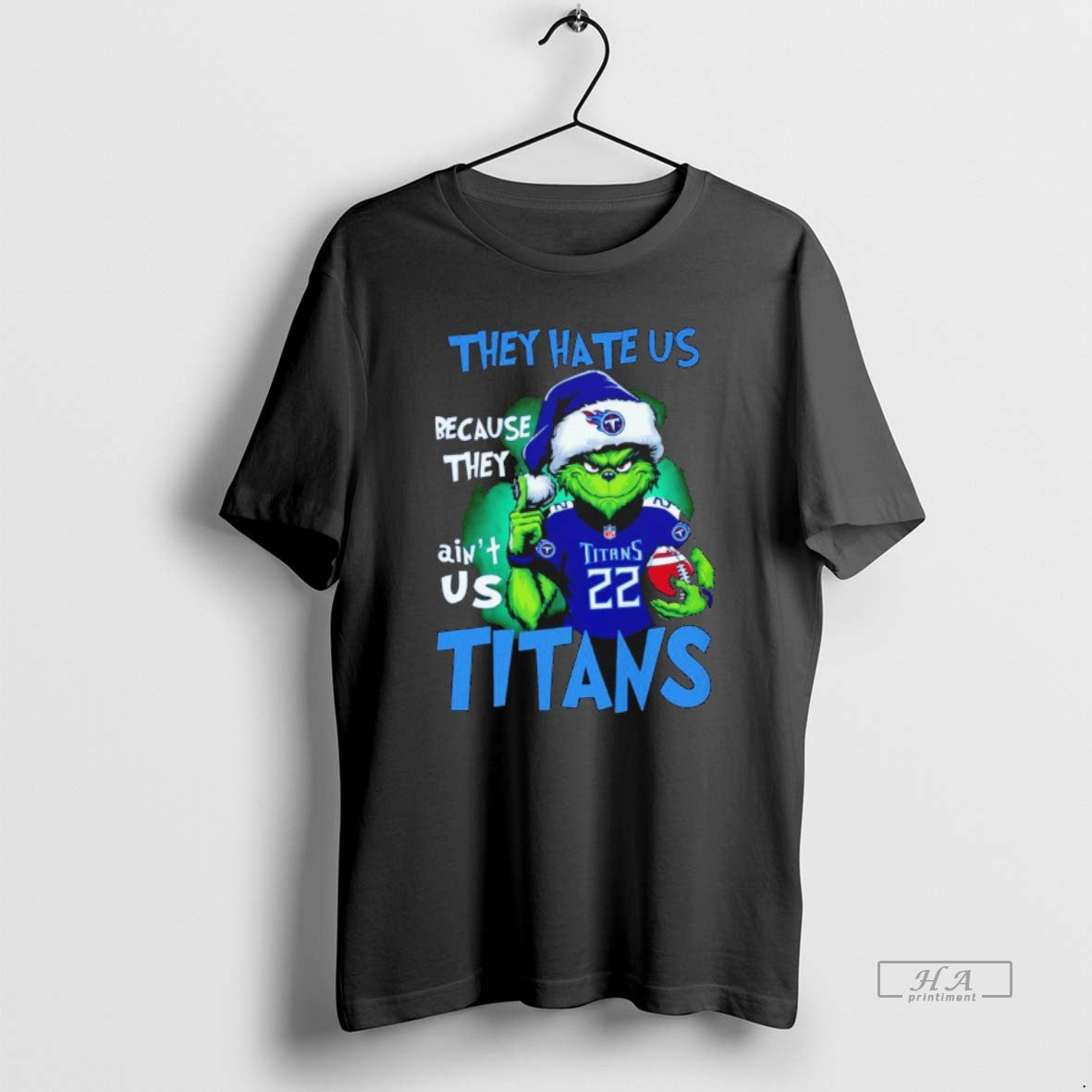 Official The Grinch They Hate Us Because They Aint Us Tennessee Titans