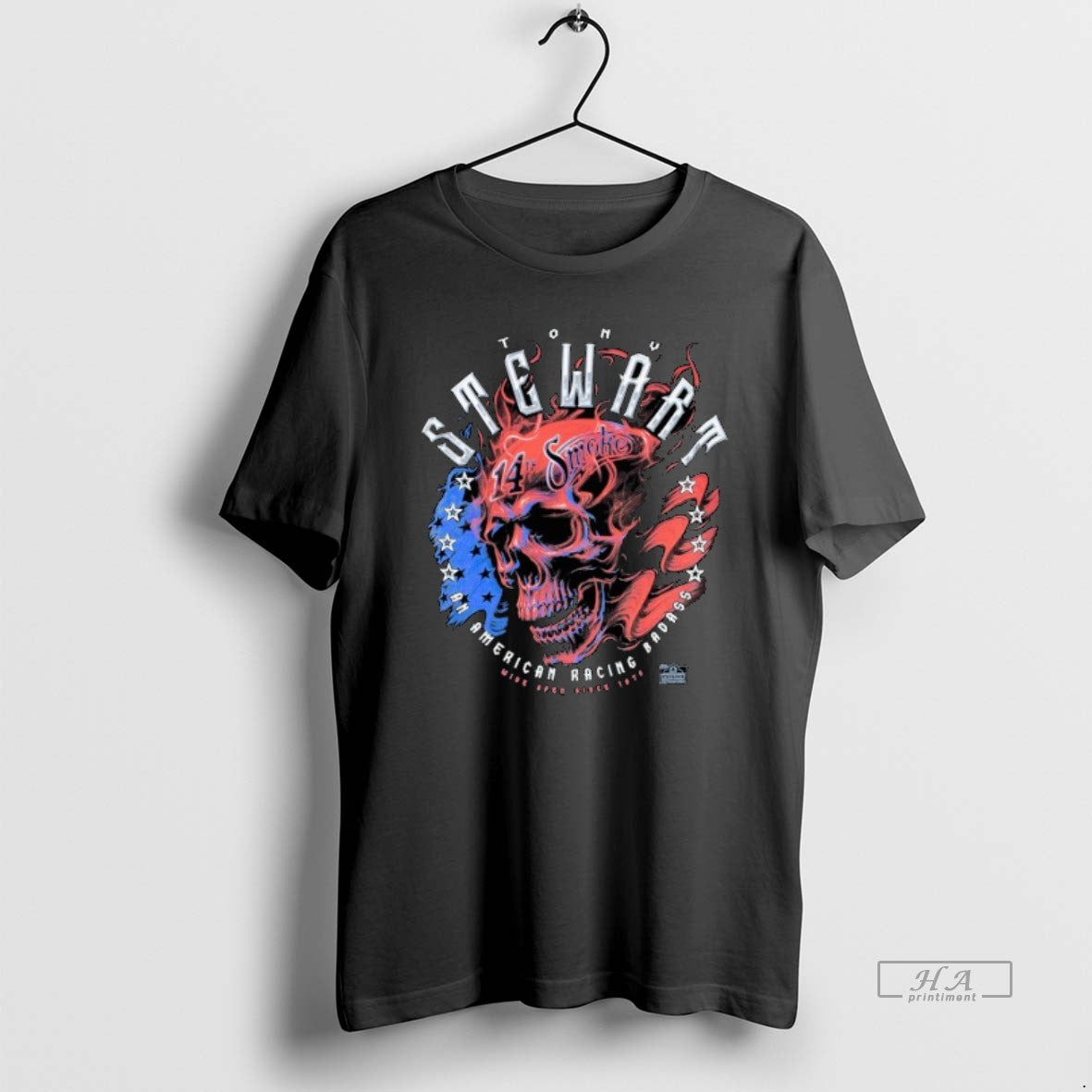 Official Tony Stewart Americana Smoke Skull Since Open Since 1976