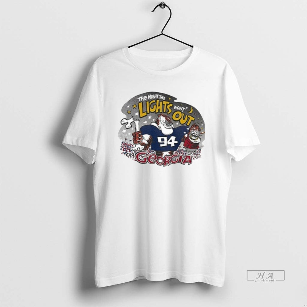 Official Trendy Auburn Tigers The Night The Lights Went Out Georgia