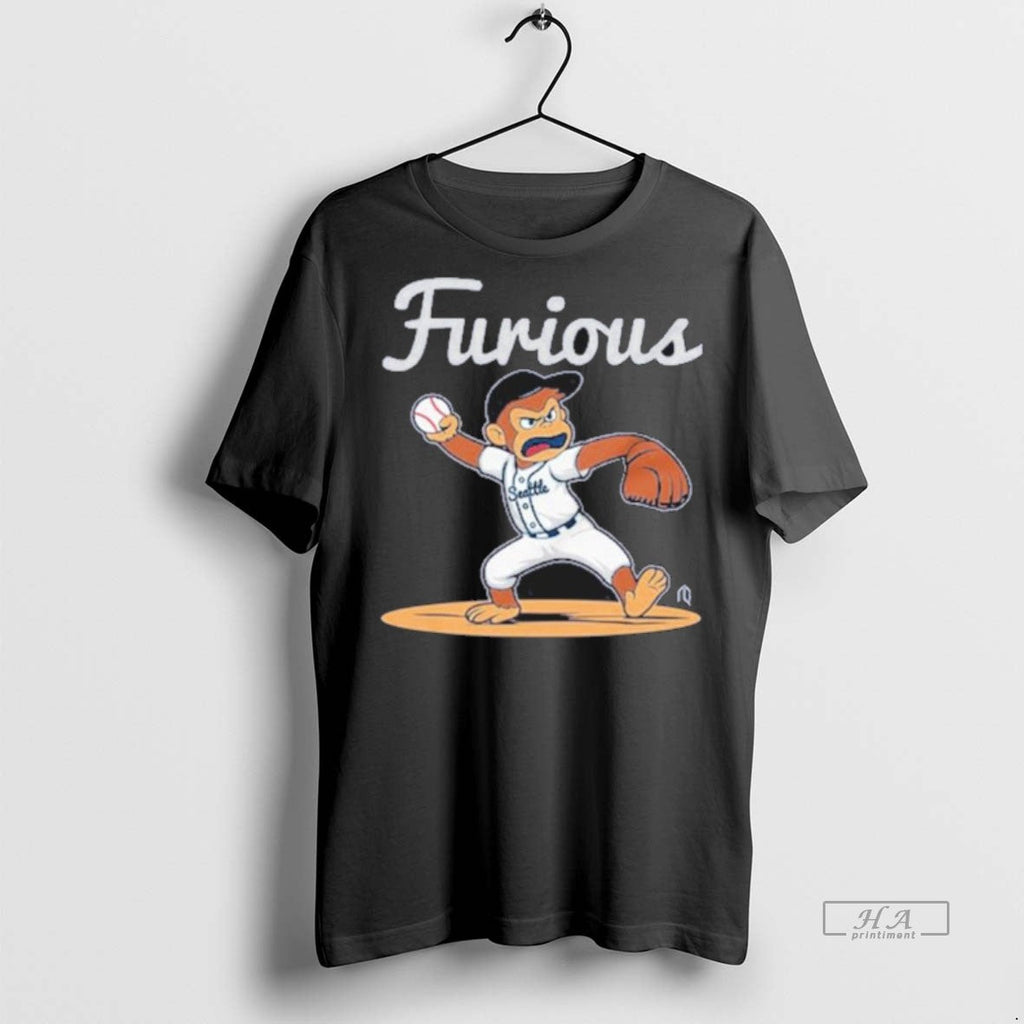 Official Trendy Furious Seattle Mariners Alcs Tee Sweater