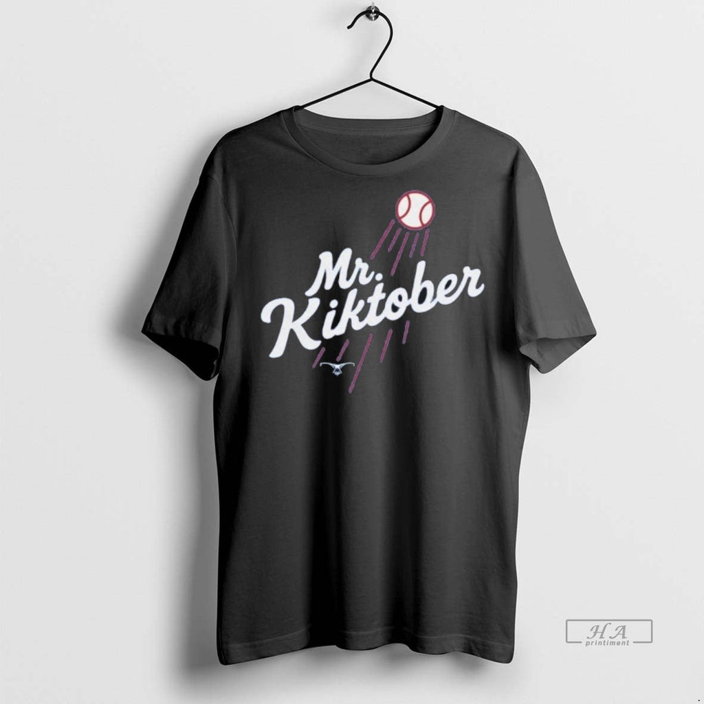Official Trendy Los Angeles Dodgers Mr Kiktober Tee Sweater
