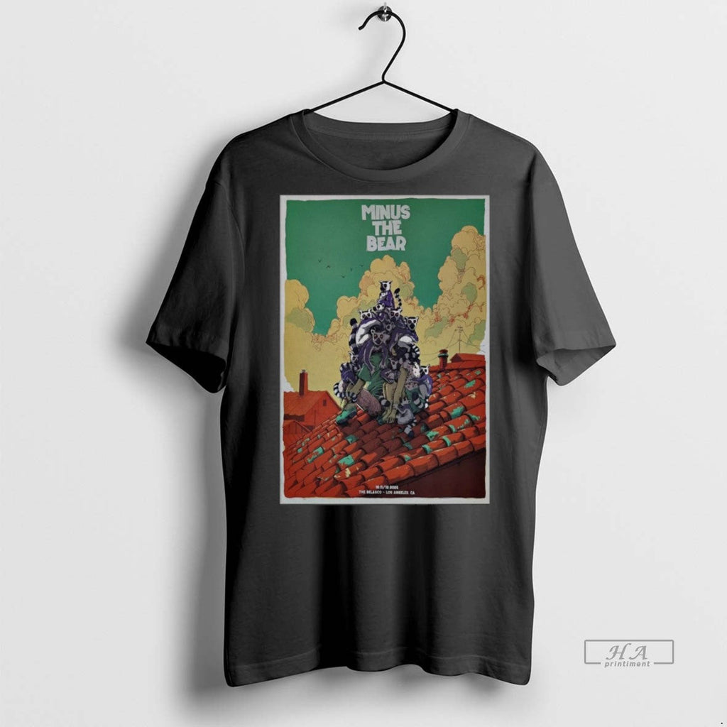 Official Trendy Minus The Bear October 11 12 2025 The Belasco Los Angeles Ca Tee
