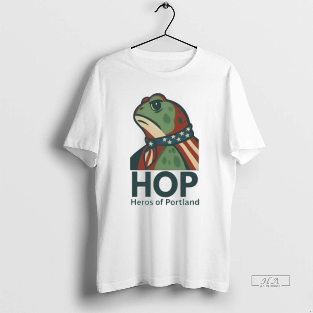 Official Trendy Hop Heros Of Portland Frog