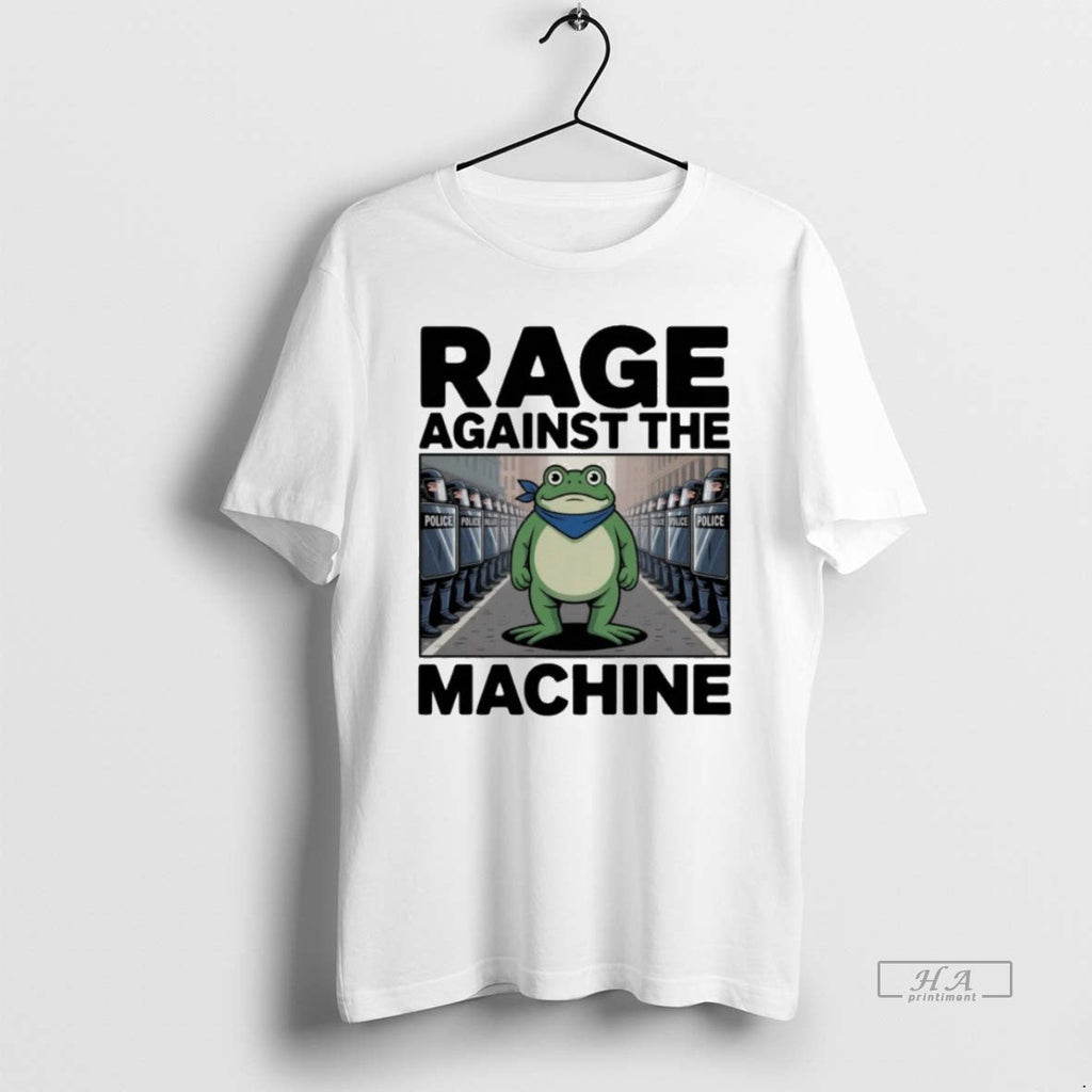 Official Trendy Rage Against The Machine Portland Frog Anti Police Ice