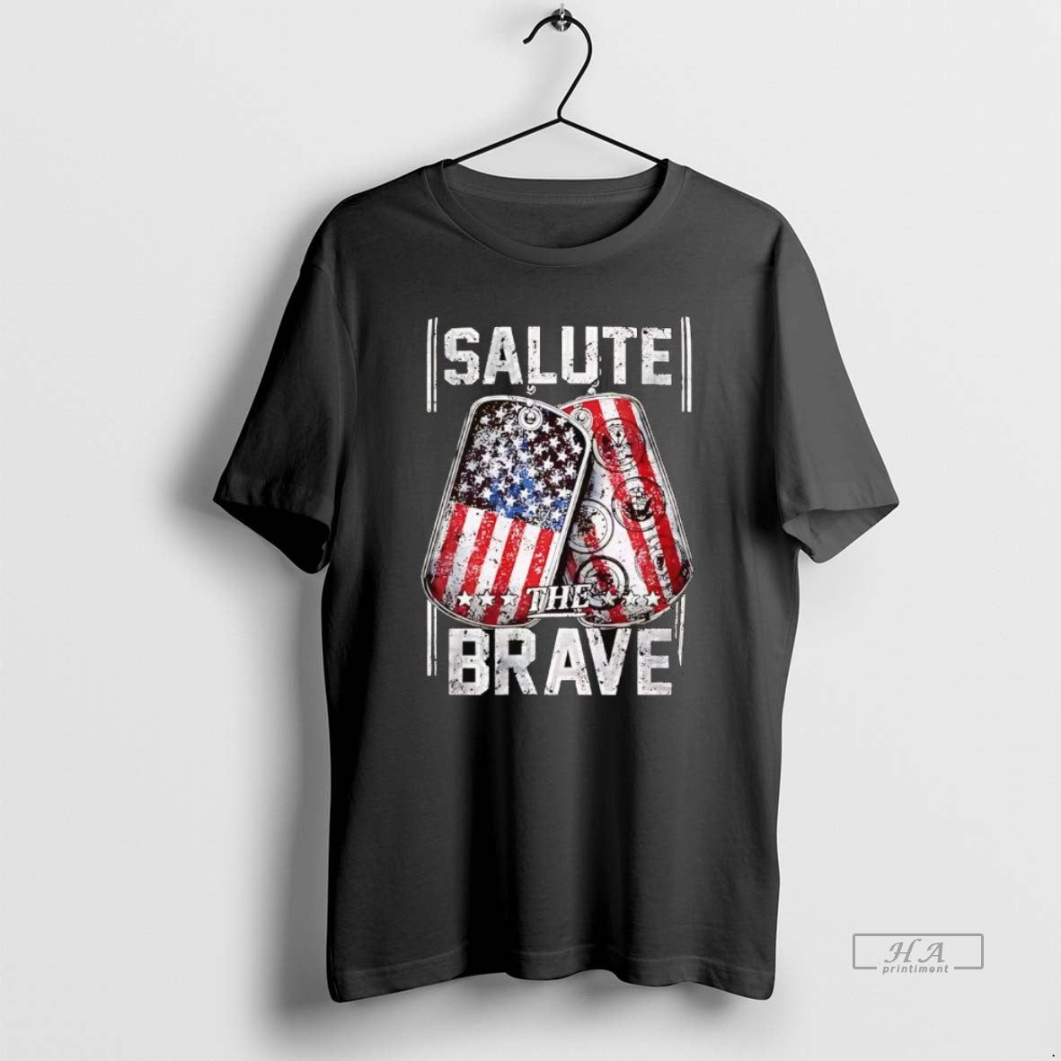 Official Us Veteran Salute The Brave