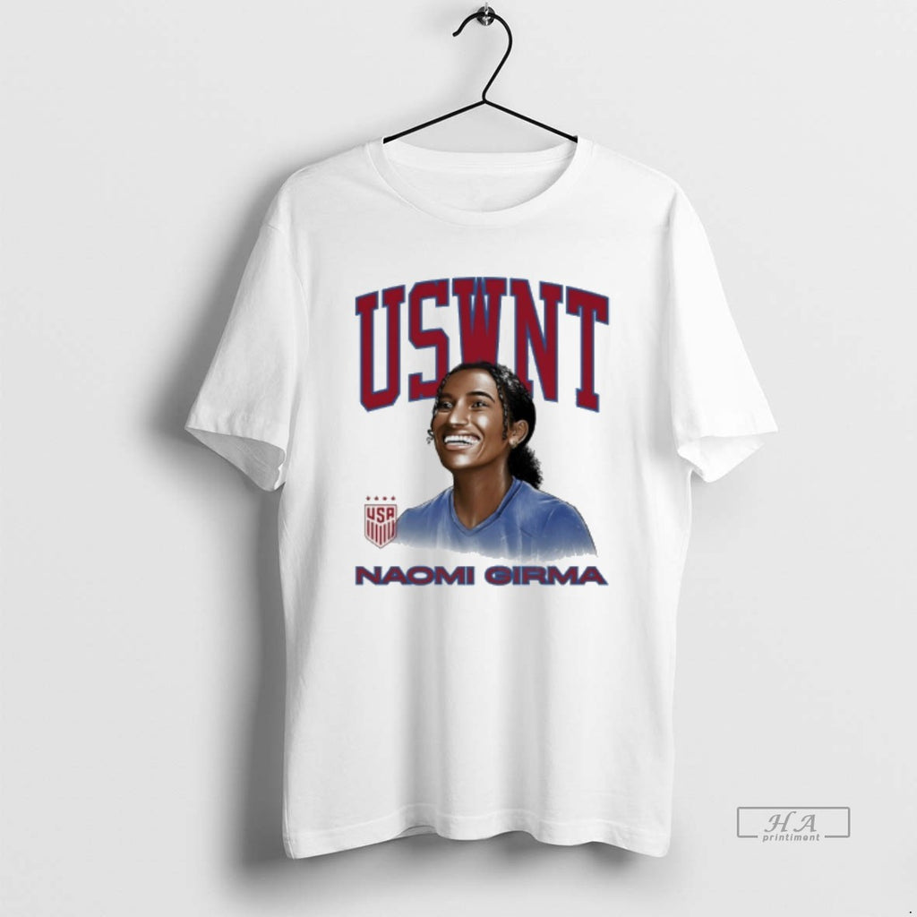 Official Uswnt Naomi Girma Player Portrait Art