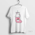 Official Unicorn In Santa Christmas Stocking Cute Holiday White