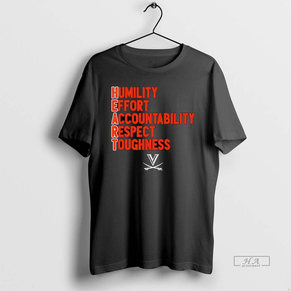 Official Virginia Cavaliers Heart Humility Effort Accountability Respect Toughness