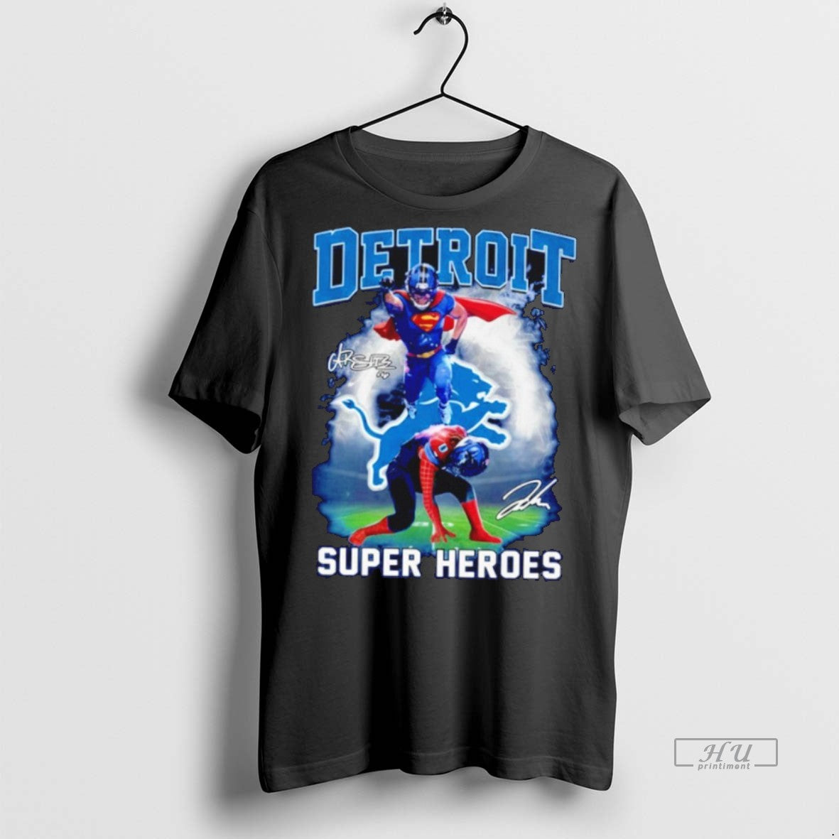 Officials 2025 Detroit Super Heroes Graphic Tee Shirt Sweater
