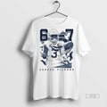 Officials George Pickens Dallas Cowboys 6 7 Player Vintage Graphic Tee Shirt Sweater