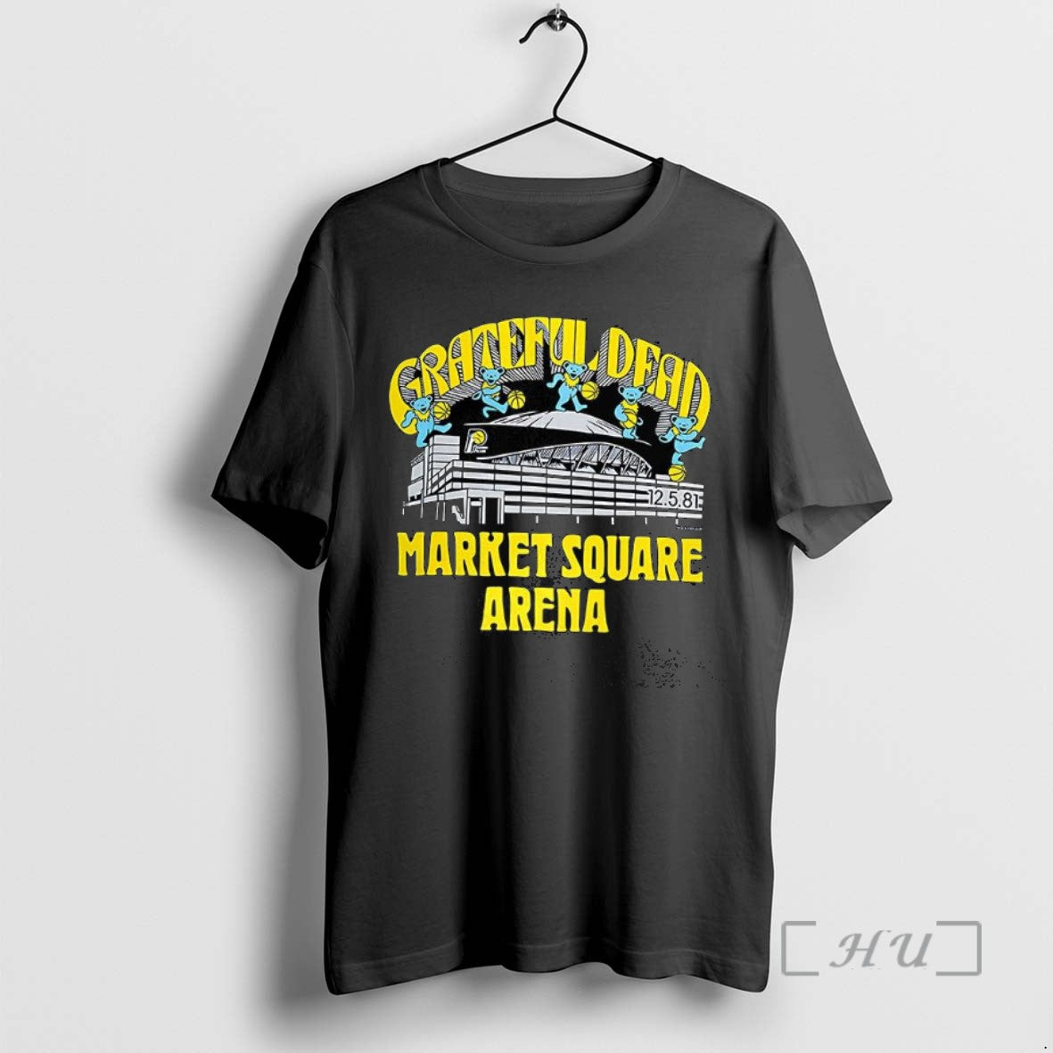 Officials Indiana Pacers Basketball Grateful Bears Market Square Arena Graphic T Shirt Sweater