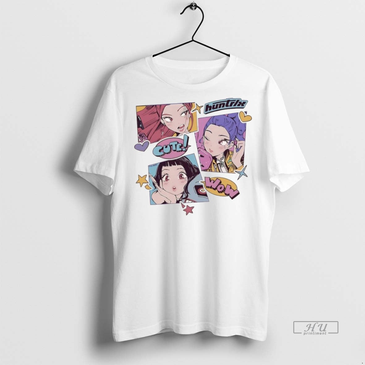 Officials Kpop Demon Hunters Chracters Cute Wow Tee Shirt Sweater