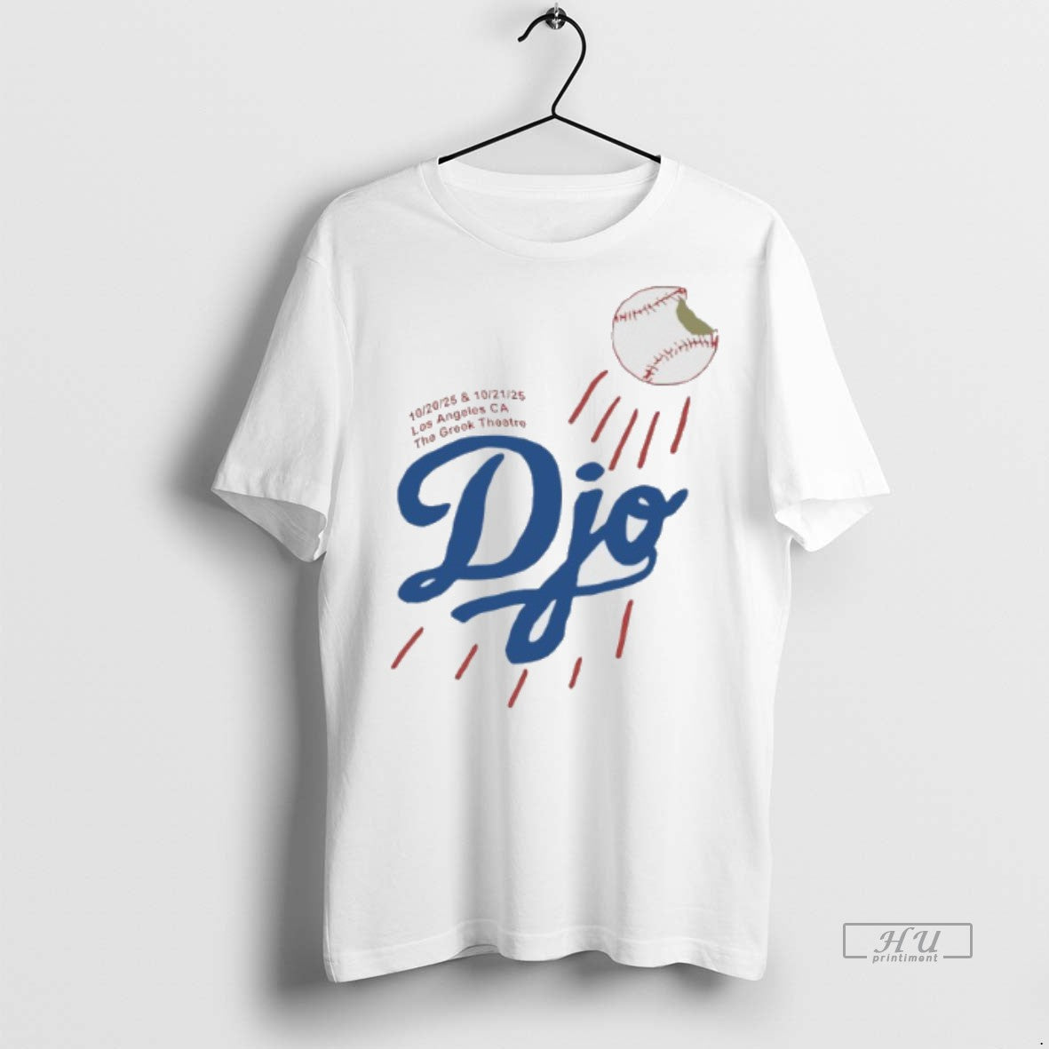 Officials Los Angeles The Greek Theatre 2025 Djo Tour Graphic Tee Shirt Sweater