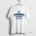 Officials New York Yankees Mitchell Ness Cooperstown Collection Subway Series Champs 2025 T Shirt Sweater