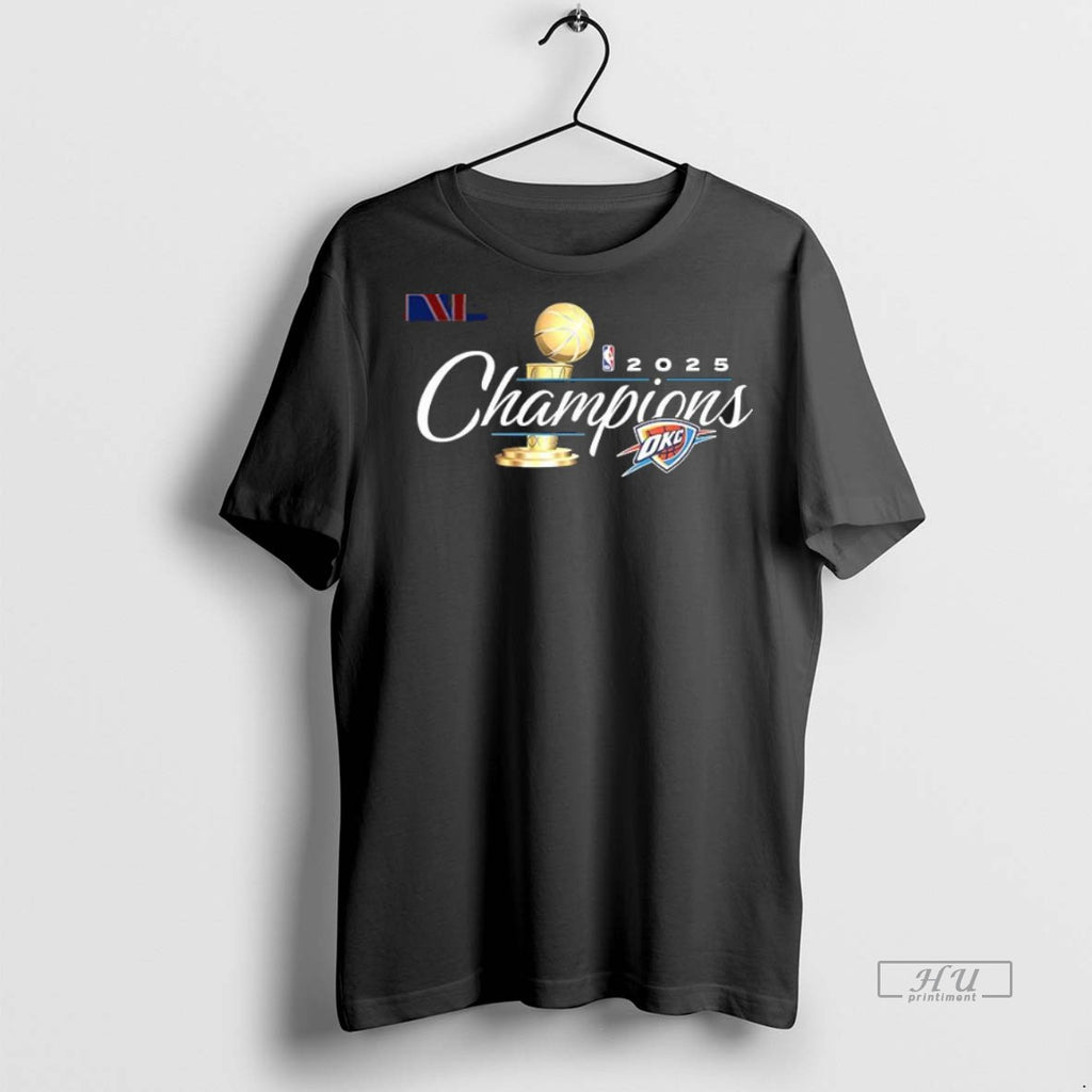 Officials Okc Thunder 2024 25 Champions Tee Shirt Sweater