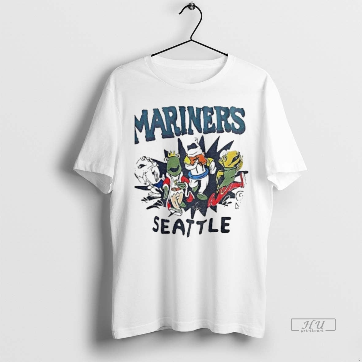 Officials Salmon Run Mariners Seattle New Mascots Tee Shirt Sweater