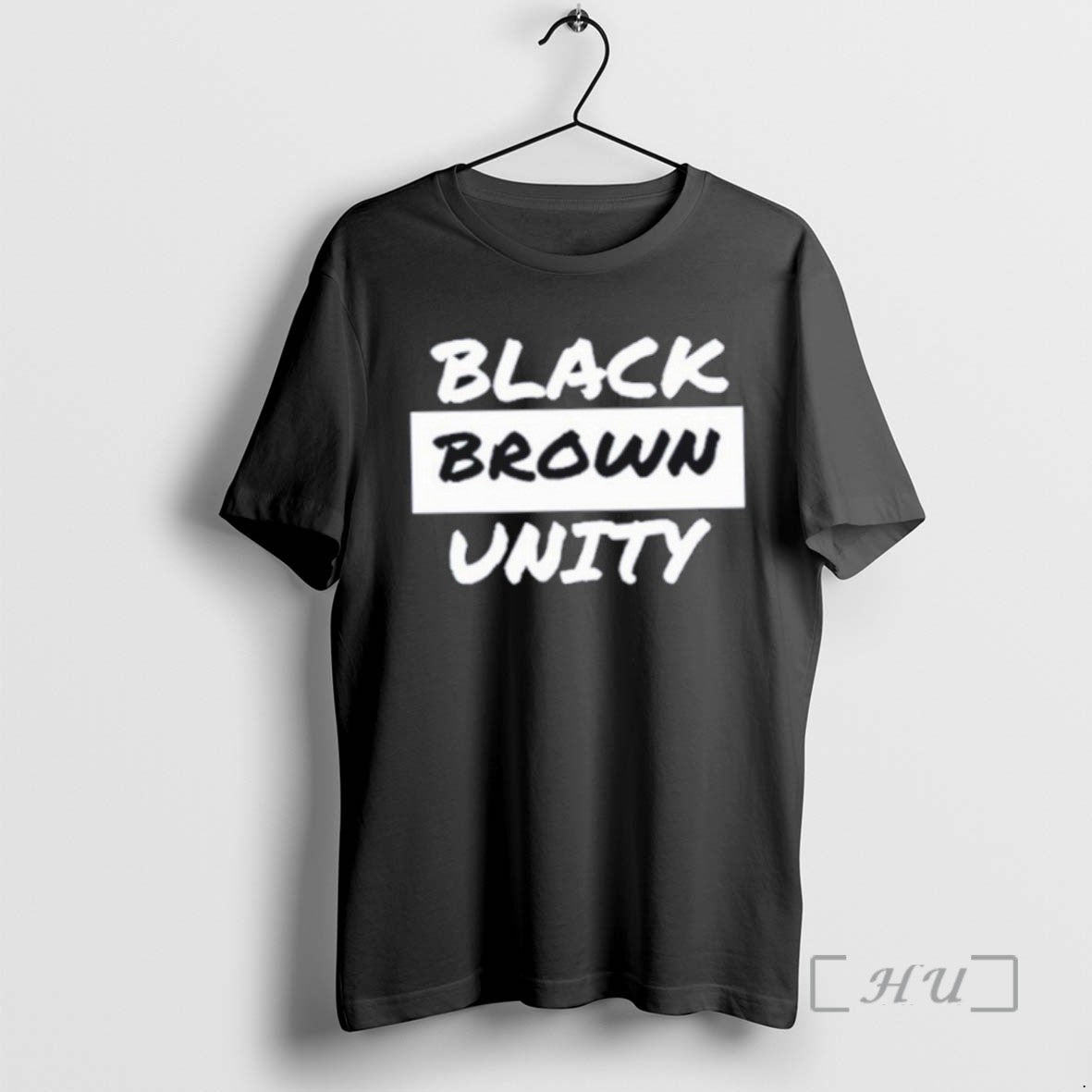 Officials Trending Black Brown Unity Tee Shirt Sweater