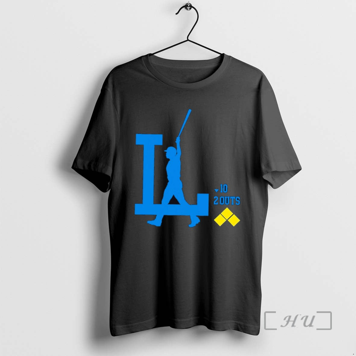 Officials Trending Dodgers La Freddie Freeman Silhouette 2 Outs Tee Shirt Sweater