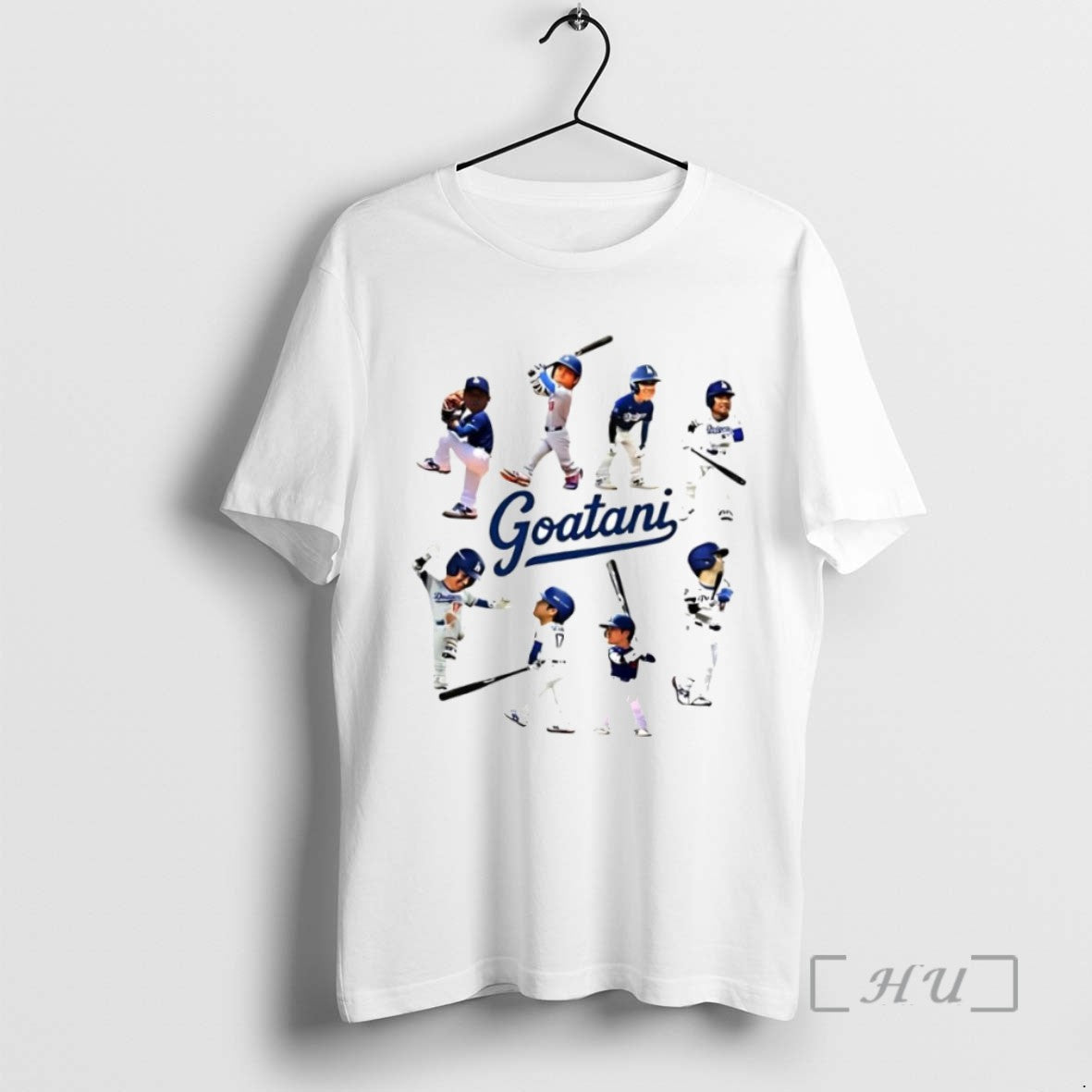Officials Trending Funny Los Angeles Dodgers Shohei Ohtani Mini Goatani Tee Shirt Sweater