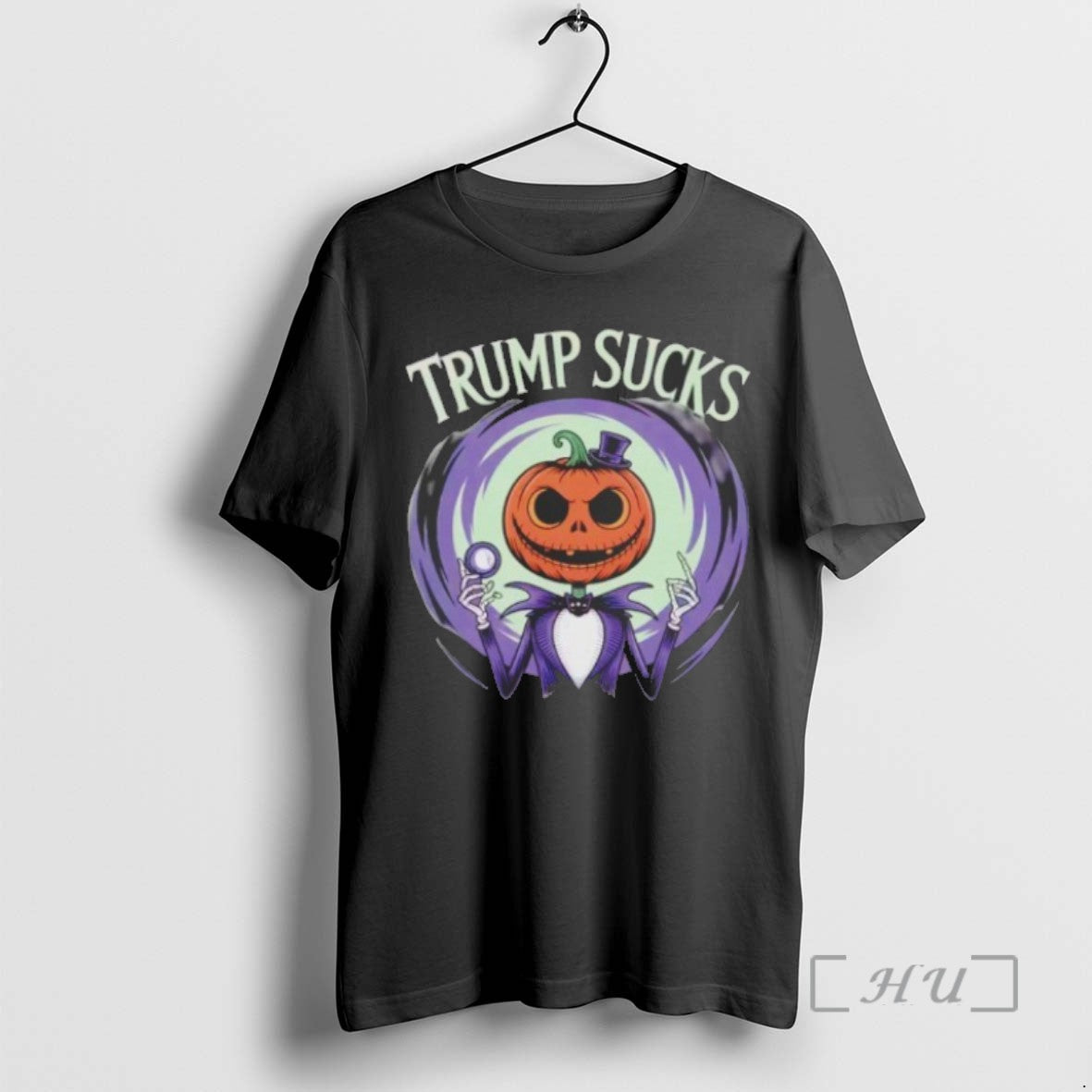 Officials Trending Jack Skellington Halloween Trump Sucks Tee Shirt Sweater