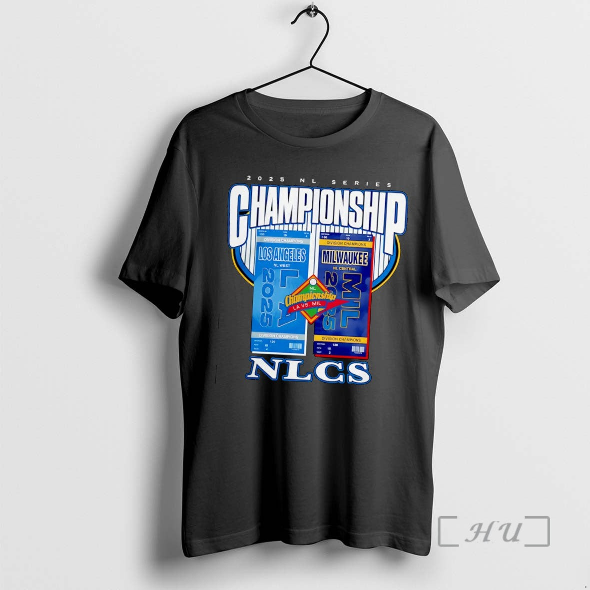 Officials Trending Los Angeles Dodgers Vs Milwaukee Brewers 2025 Nlcs Matchup Tee Shirt Sweater
