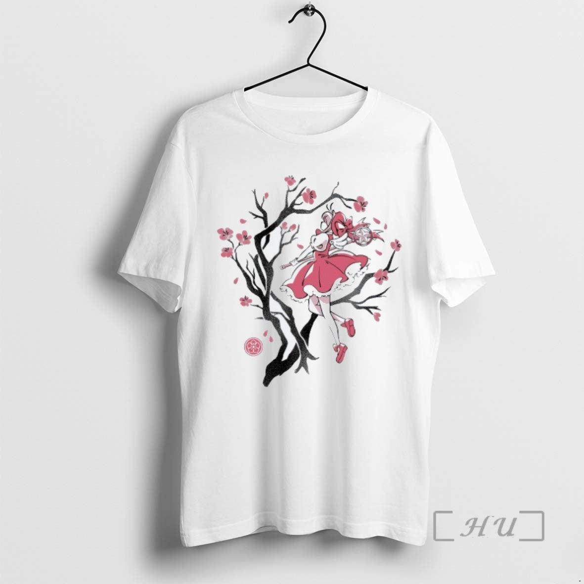 Officials Trending Pop Culture Wizard Sumie Sakura Flower Anime Tee Shirt Sweater