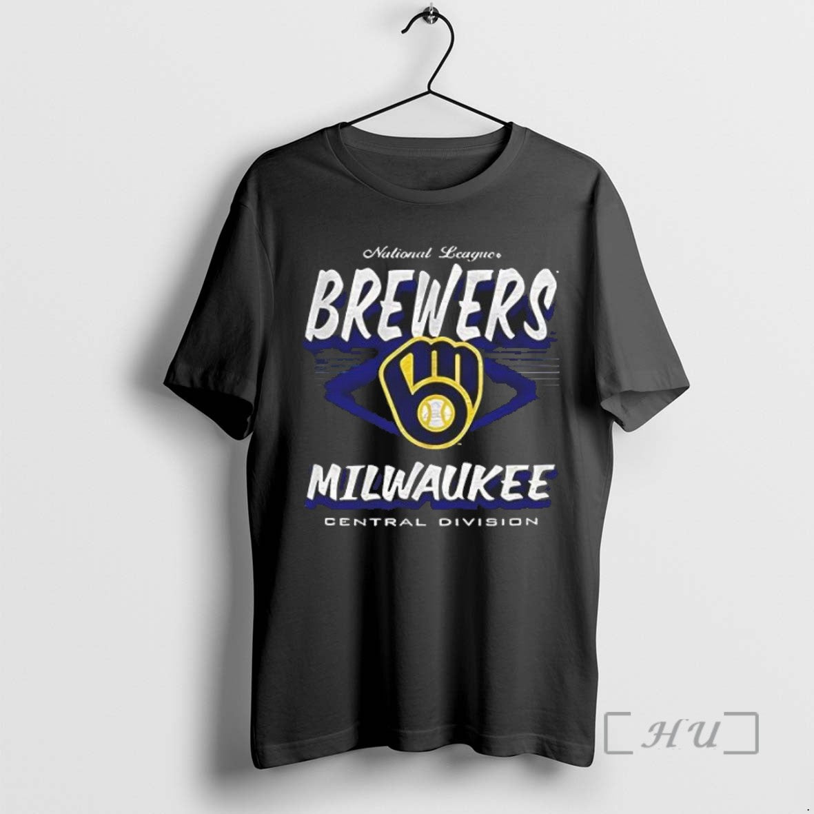 Officials Trending Premium National League Milwaukee Brewers Central Division Logo Retro Tee Shirt Sweater